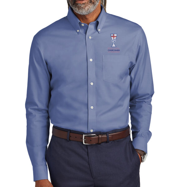 TN Churchmen - Wrinkle Free Stretch Pinpoint Shirt Thumbnail