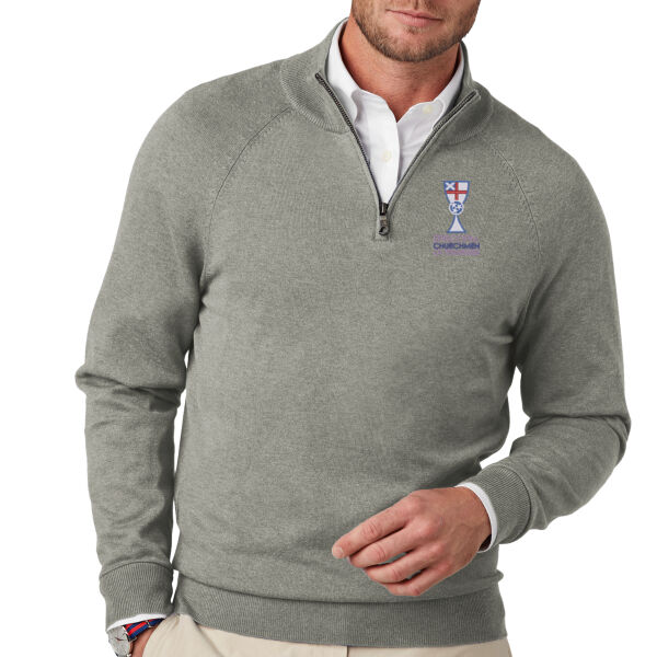TN Churchmen - Cotton Stretch 1/4 Zip Sweater Thumbnail