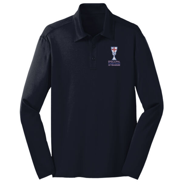 TN Churchmen - Silk Touch Performance Long Sleeve Polo Thumbnail