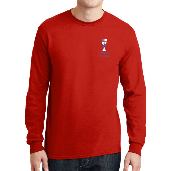 TN Churchmen - DryBlend ® 50 Cotton/50 Poly Long Sleeve T Shirt Thumbnail